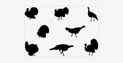 Turkey Clipart Silhouette - Vector Turkey Silhouette Transparent PNG ...