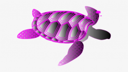 Sea Turtle Clipart Pink - Purple Turtle Clipart - Free Transparent ...