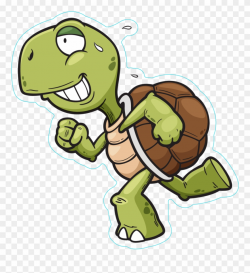 Turtle Running Clipart - Animated Turtle Running - Png Download ...