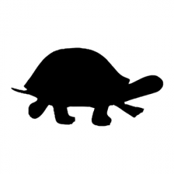 Silhouette - turtle clipart, cliparts of Silhouette - turtle free ...