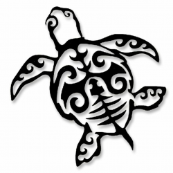 Tribal Sacred Sea Turtle Vinyl | Turtles | Turtle, Tribal tattoos ...