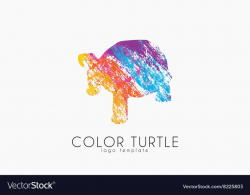 Turtle logo design Color turtle Creative logo