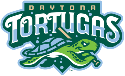 Daytona Tortugas Primary Logo (2015) - A turtle holding a ...