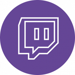 Twitch Logo Icon of Rounded style - Available in SVG, PNG ...