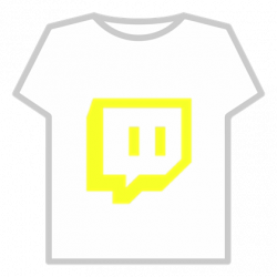 Yellow Twitch Logo - Roblox