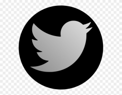 Black And White Twitter Logo Png - Transparent Background ...