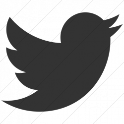 IconsETC » Simple dark gray social media twitter icon