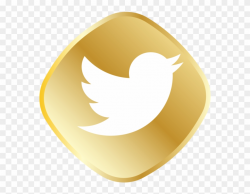 Gold Twitter Logo - Verification Twitter Clipart (#1900295 ...