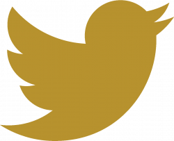 Download Golden Twitter Logo Png PNG Image with No ...
