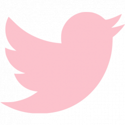 Pink twitter icon - Free pink social icons