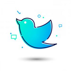 Twitter Bird Vector Png Transparent Image | CQRecords