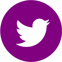Purple twitter 4 icon - Free purple social icons