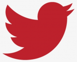 Red Twitter Logo PNG Images | PNG Cliparts Free Download on ...