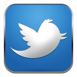 Twitter Icon | Simple Rounded Social Iconset | GraphicsVibe