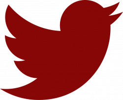 Red twitter Logos