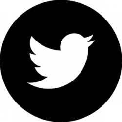 Twitter Icon Circle Black Logo Vector (.EPS) Free Download