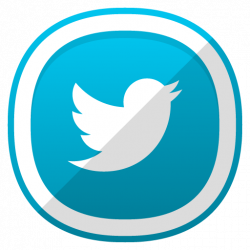Twitter, social network Free Icon of Free Cute Shaded Social ...
