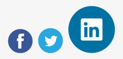 Official Facebook Twitter Linkedin Icon - Fb And Twitter ...