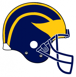 Michigan Football Helmet Clipart