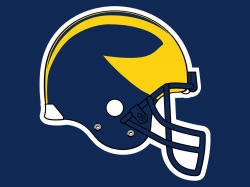 simple helmet clip art for cookies | Michigan wolverines ...