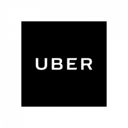 UBER logo black —