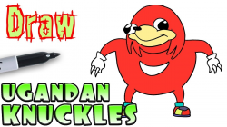 How to Draw Ugandan Knuckles