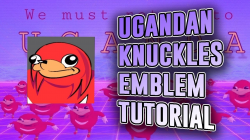 Ugandan Knuckles WW2 Emblem Tutorial [Do You Kno Da Wae]