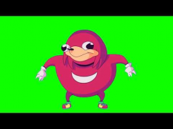 Ugandan Knuckles GREEN SCREEN