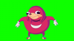 Ugandan Knuckles GREEN SCREEN