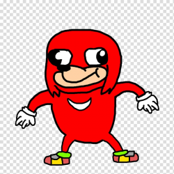 Knuckles the Echidna VRChat , uganda Knuckles transparent ...