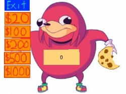 Ugandan Knuckles cookie clicker | Tynker