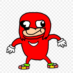 Knuckles The Echidna VRChat Clip Art, PNG, 894x894px ...