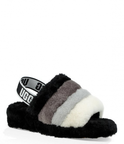UGG® Logo Fluff Yeah Multi-Color Slides