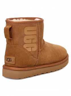 Ugg Boots - W Classic Mini Rubber Logo - Chestnut - 1108231