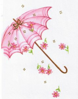 Gardens, Floral umbrellas and Flower - Clip Art Library