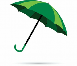 Green Umbrella premium clipart - ClipartLogo.com