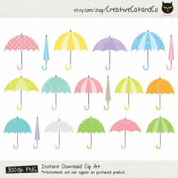 Umbrella Clipart Umbrella Clip Art Rainy Day Clipart Rainy Season ...