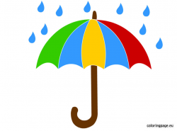 Umbrella in the rain clipart clipartxtras - ClipartPost