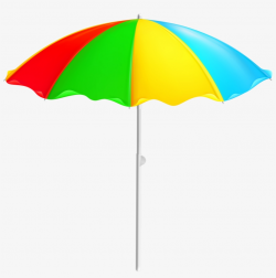 Colorful Beach Umbrella Png Clipart - Summer Umbrella Clip Art ...