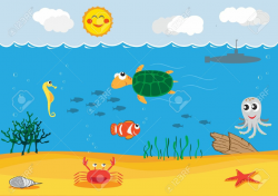 Free Clipart Under The Sea