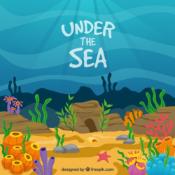Under the sea clipart background 8 » Clipart Station