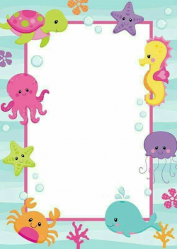 Under The Sea Clipart Frame