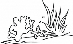 Free Under The Sea Clipart Black And White, Download Free ...