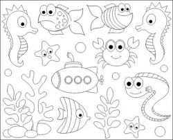 1304 Under The Sea free clipart - 13