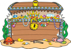 Treasure clipart under sea, Treasure under sea Transparent ...