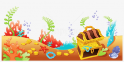 Free Png Download Sea Bottom With Treasure Groundpicture ...