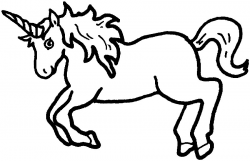 Free Black And White Unicorn Images, Download Free Clip Art ...