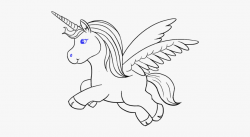Unicorn Clipart Black And White Easy - Unicorn Clipart Black ...