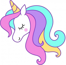 Head Unicorn Clipart