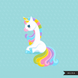 Unicorn Clipart. Valentine\'s day unicorn graphics, valentine ...